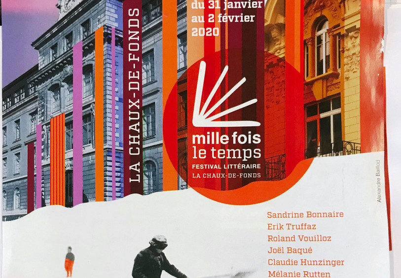 La Chaux-de-Fonds sera le théâtre de la première édition du festival littéraire Mille fois le temps.