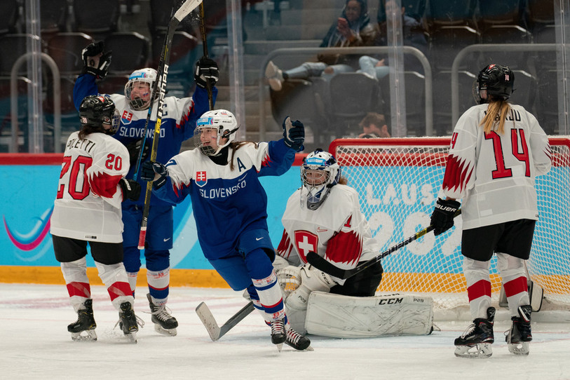 La Suisse a dû s'avouer vaincue face à la Slovaquie mardi à Lausanne (photo : OIS/Joe Toth).