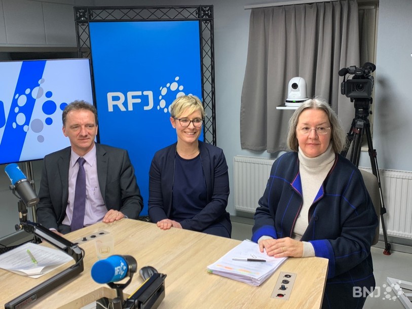 Romain Schaer, Rosalie Beuret Siess et Anne Seydoux-Christe seront-ils tous en lice dans le deuxième tour de l'élection partielle au Gouvernement jurassien ? (archive)