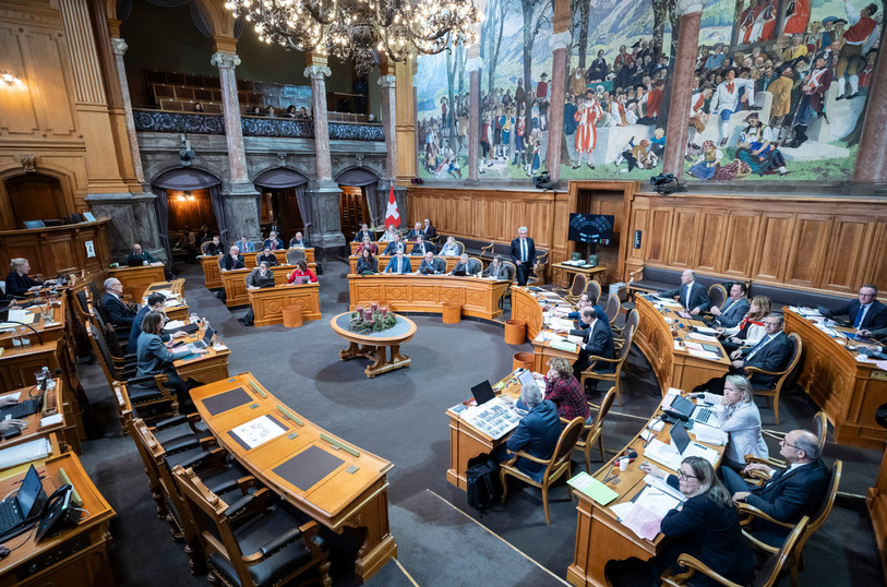 La chambre haute se penche sur le programme d'économie ce mercredi. (Photo : illustration/KEYSTONE/Alessandro della Valle)