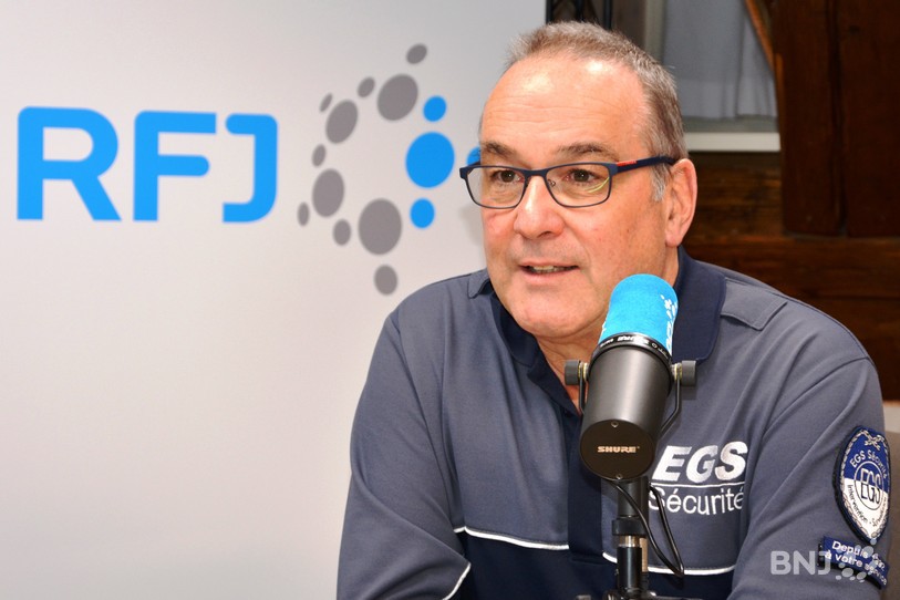 Alain Guédat est le responsable de l'entreprise qui gère la sécurité des matches du HC Ajoie.