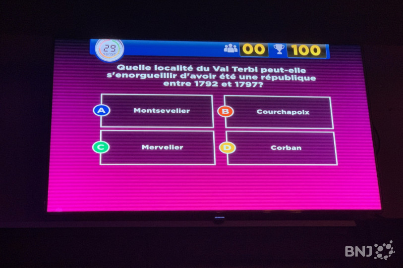 Une manche du MasterQuiz compte 150 questions.