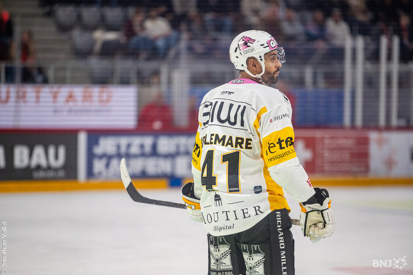L'attaquant français du HCA Pierre-Edouard Bellemare participera aux JO avec trois de ses coéquipiers. (Photo : archives Jonathan Vallat)