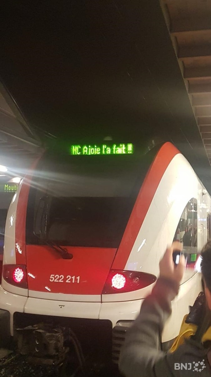 Les trains ont fait la fête.