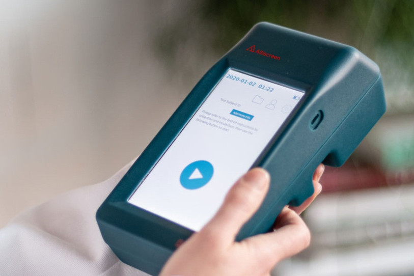 Le dispositif de l'entreprise Altiscreen permet de dépister les drogues sur le terrain (Photo : Altiscreen)