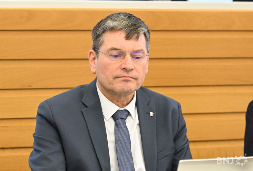 Jean-Paul Lachat a été interrogé par le député Martin Braichet. (Photo : Georges Henz/archives).