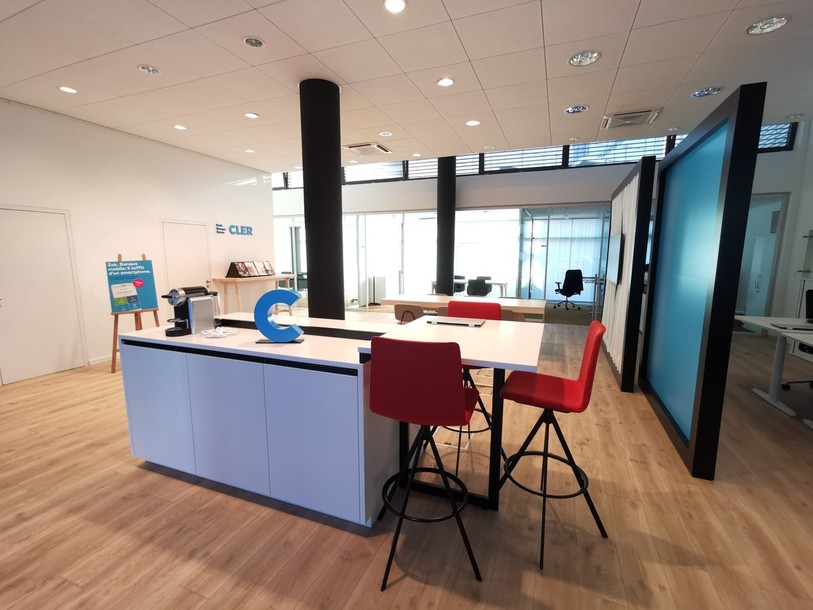 Les locaux de la banque Cler à Delémont ont été rénovés (photo : banque Cler).
