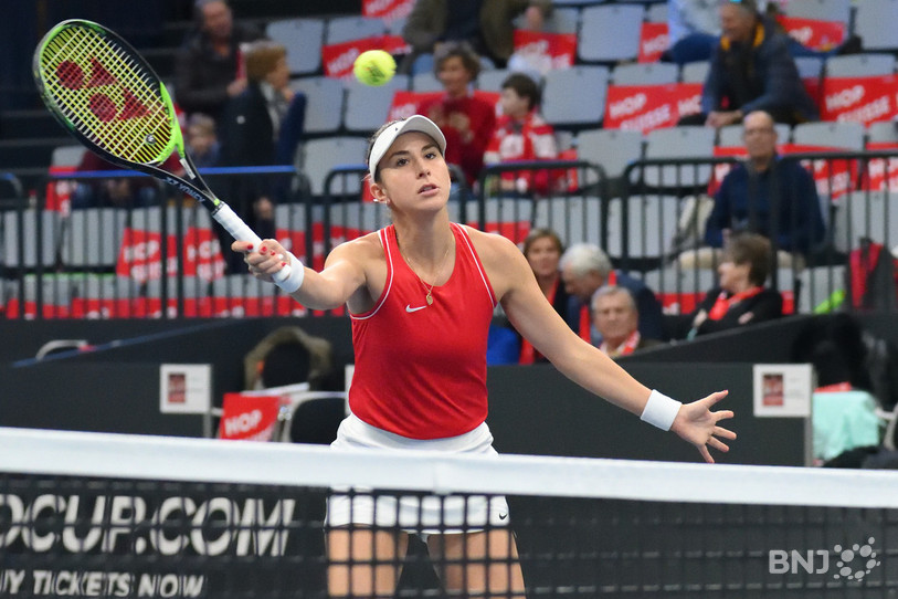 Belinda Bencic a tenu son rang. (Photo: Georges Henz)