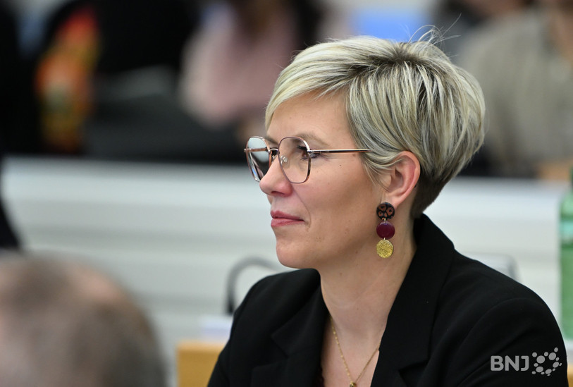 La députée Magali Voillat a déposé une motion visant à réévaluer la contribution d'assainissement de la Caisse de pensions. (Photo : Georges Henz)