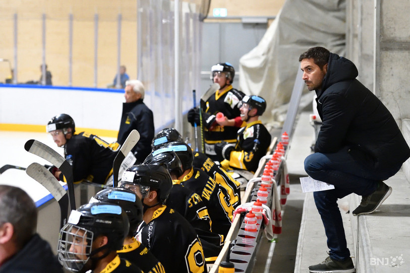 Michaël Neininger et le HC St-Imier sont focalisés sur les séries finales de 1re ligue. (Photo: archives)