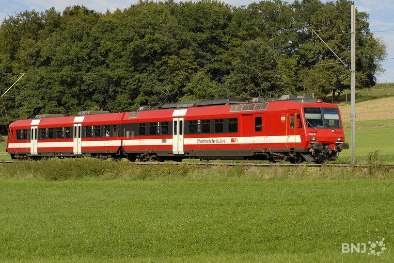 Les intempéries ont rendu impraticable la voie ferroviaire Porrentruy - Alle - Vendlincourt - Bonfol. (Photo: archives)