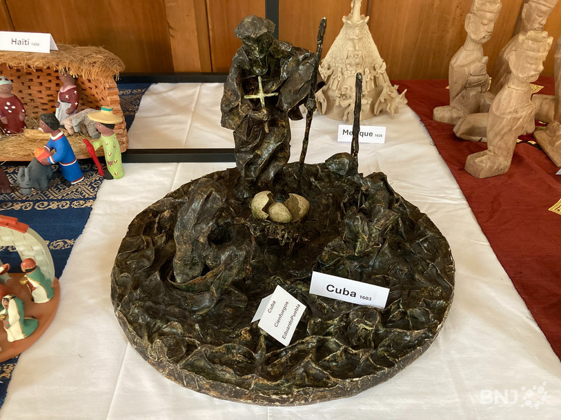 La crèche découverte à Cuba par Emmi Landry. 
