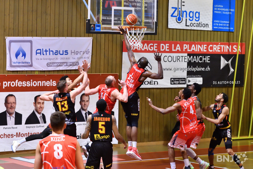 Le BC Boncourt n'aura plus que huit adversaires cette saison en Swiss Basketball League. (Photo : Georges Henz)