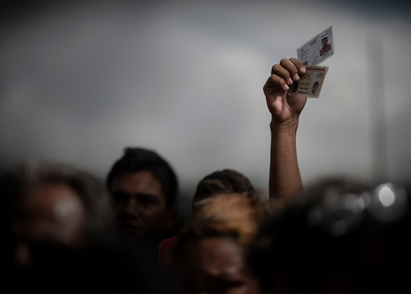 Le collectif BolivArt a été distingué pour son travail sur les visages des émigrants vénézuéliens. (Photo: BolivArt)