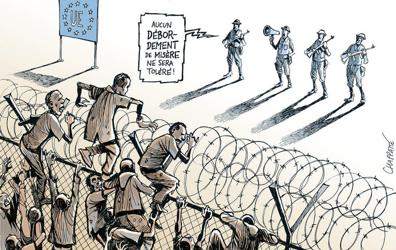 © Chappatte, dessin paru le 6 octobre 2005 dans Le Temps. www.chappatte.com