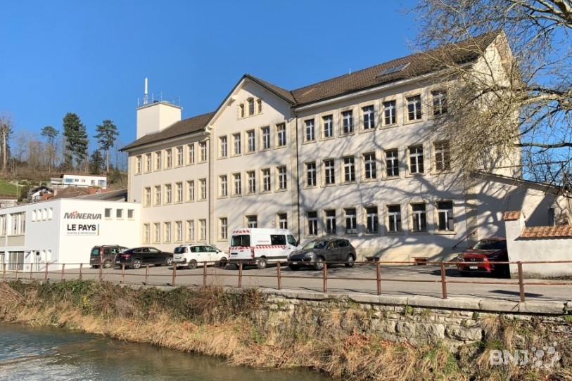 Le site historique de Minerva SA à Porrentruy. Il abrite aujourd'hui la direction de l'entreprise.