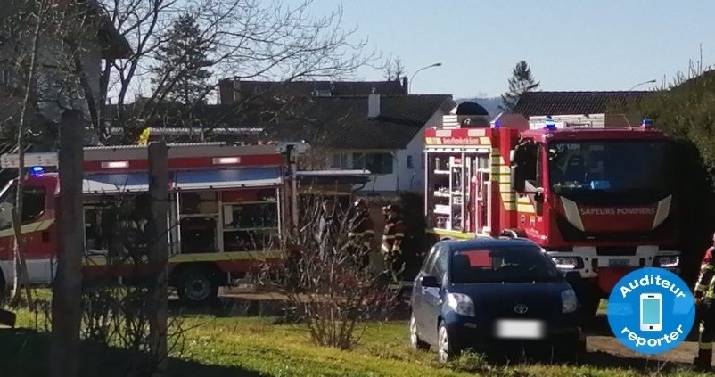 Les pompiers sont intervenus rapidement.