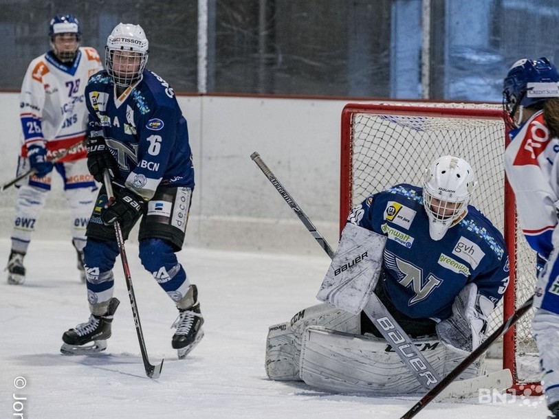 La gardienne de la Neuchâtel Hockey Academy a fêté un blanchissage. 