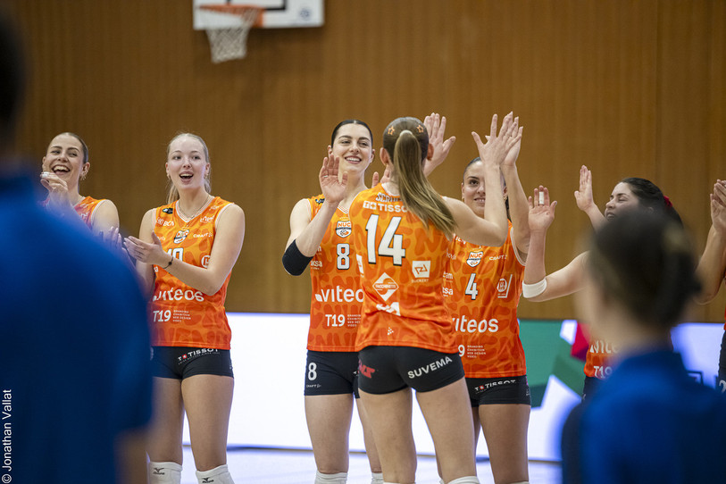 Julie Bovet (10) joue avec la première équipe depuis le début de la saison. (Photo : archives Jonathan Vallat)