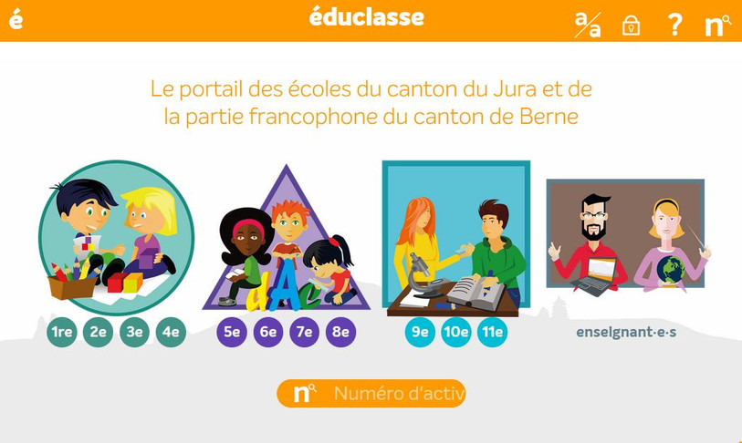 Le site internet s'adresse aux enseignants et aux élèves du Jura bernois et du Jura