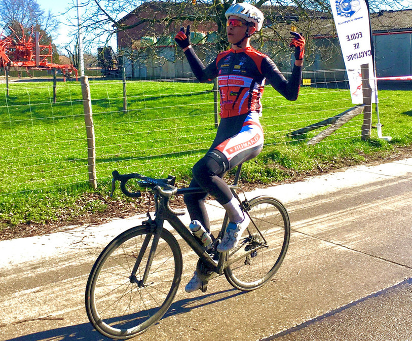 Victor Benareau est monté sur le podium ce week-end. (Photo : archives).