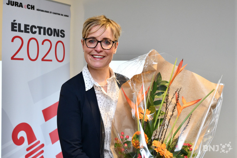 La ministre élue au Gouvernement jurassien, Rosalie Beuret Siess. (Photo : Georges Henz).