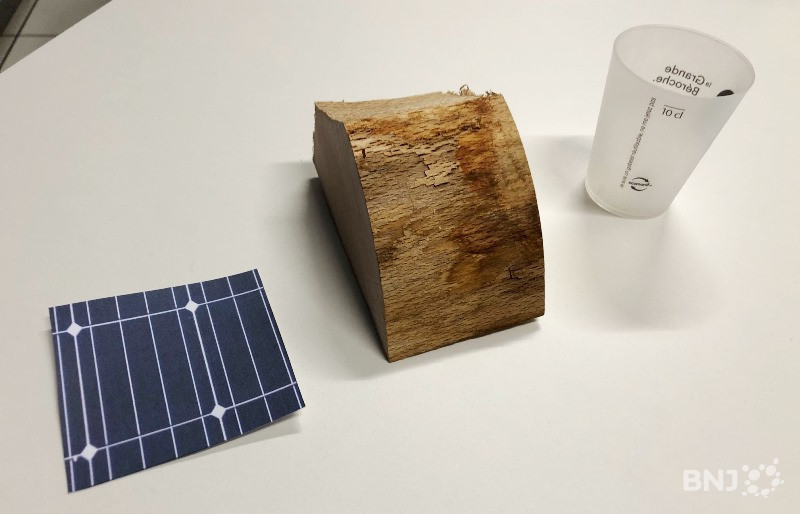 Un petit panneau solaire, un morceau de bois, une mesure de pétrole: trois manière de visualiser un kilowattheure, selon François Dreyer.