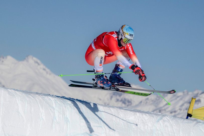 Robin Tissières a été éliminé en huitième de finale jeudi aux Saisies. (Photo Robin Tissières)