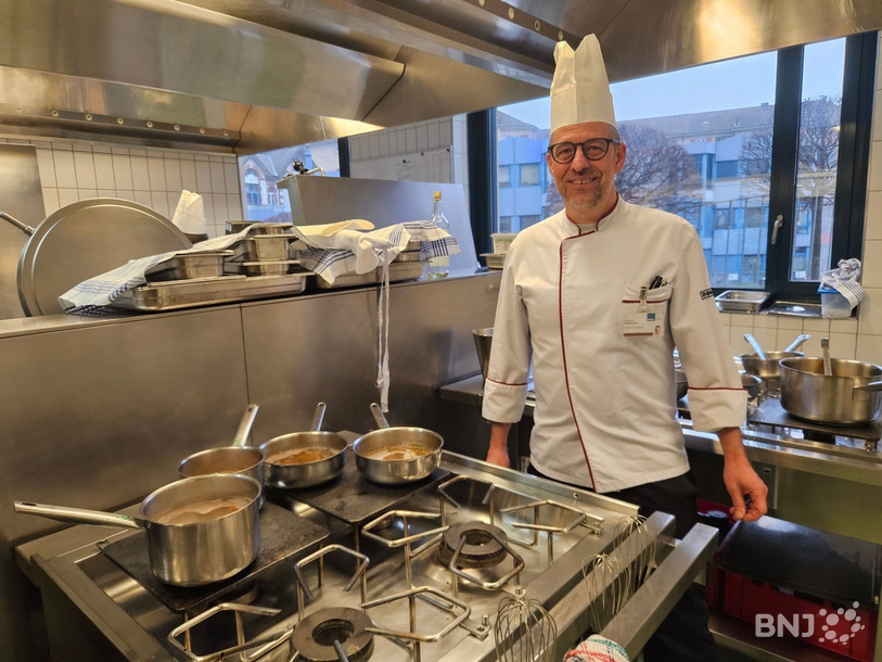 Jacques Pétermann, chef de cuisine restauration adjoint à l’hôpital Pourtalès.