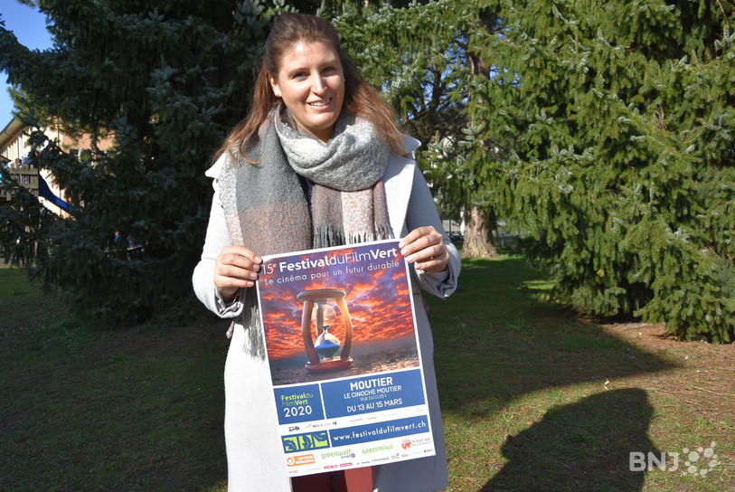 Valérie Milan, membre de l'association InTerreAction et co-organisatrice du Festival du film vert à Moutier.