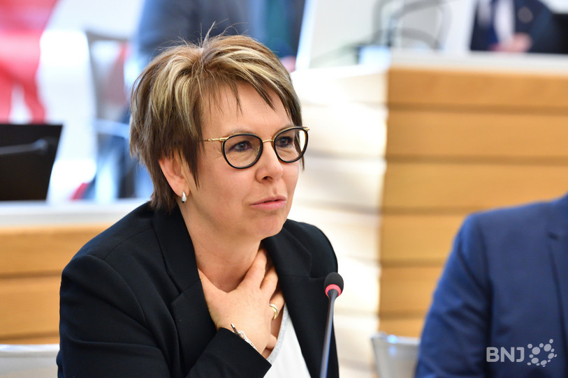 Nathalie Barthoulot a été sollicitée à l'heure des questions orales (photo Georges Henz).