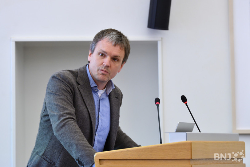 Baptiste Laville, pésident du groupe Verts et CS-POP. (Photo : Georges Henz)