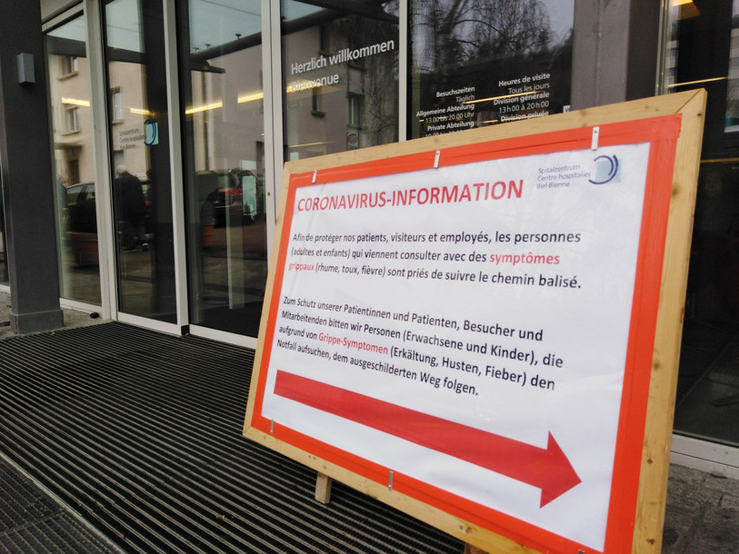 Le CHB demande aux personnes potentiellement infectées par le coronavirus d'utiliser un chemin spécifique afin de se rendre à l'hôpital.