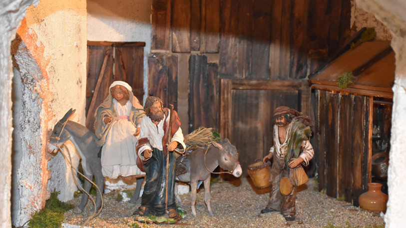 La crèche aux cinq sens a inspiré Christophe Wermeille pour son homélie.