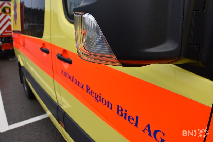 L'automobiliste grièvement blessé a dû être emmené en ambulance à l'hôpital. (Photo: archives)