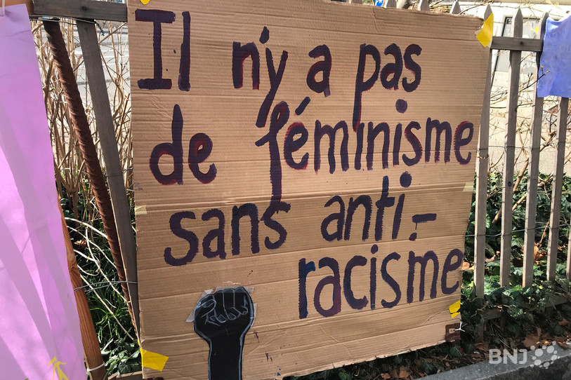 La manifestation a permis une convergence des luttes.