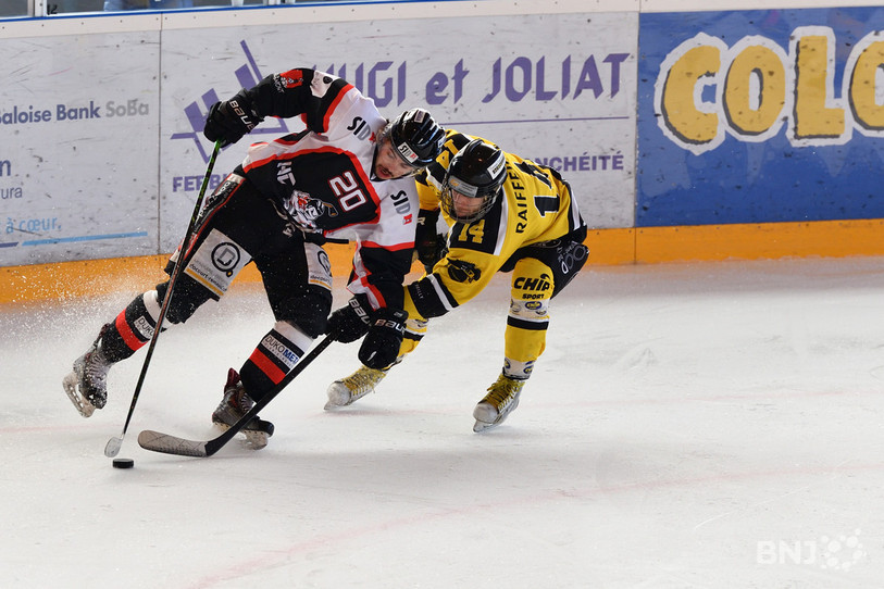 Lucas Bonati et le HCDV ont pris un bon départ dans la finale romande. (Photo: Georges Henz)