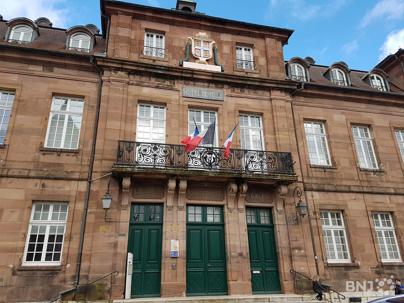 L'hôtel de ville de Montbéliard, centre névralgique d'une agglomération regroupant 72 communes qui s'étend jusqu'aux portes du Jura.