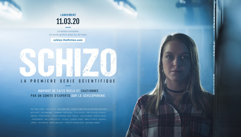 La série est sortie dans le cadre des journées francophones de la schizophrénie. (Photo : schizo-thefiction.com)