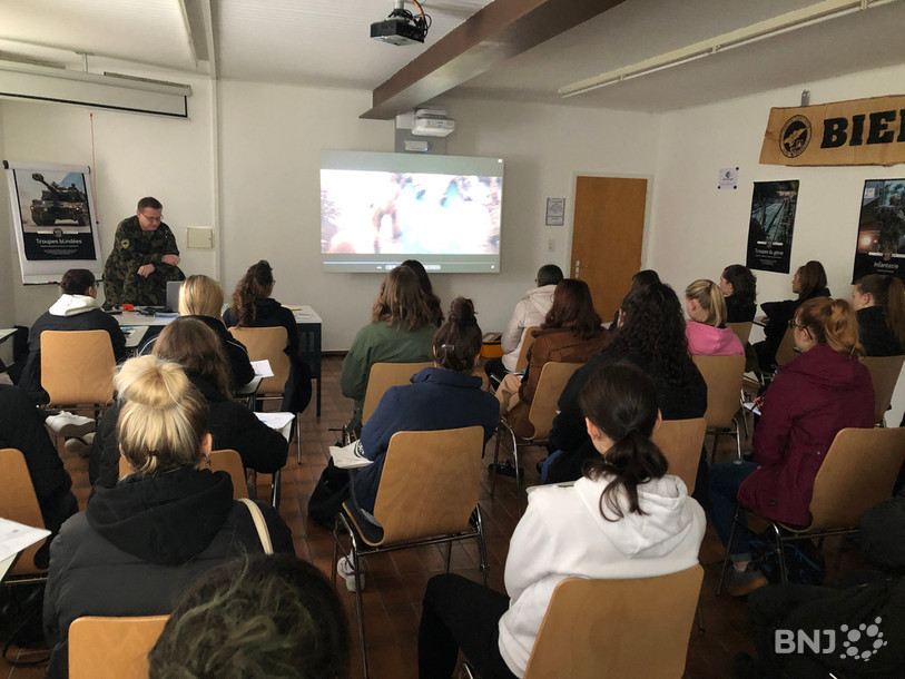 Elles étaient 33 à prendre part à la journée d'information de l'armée pour les filles samedi.