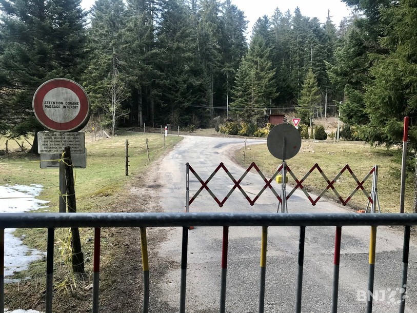 La douane du Prévoux est fermée.