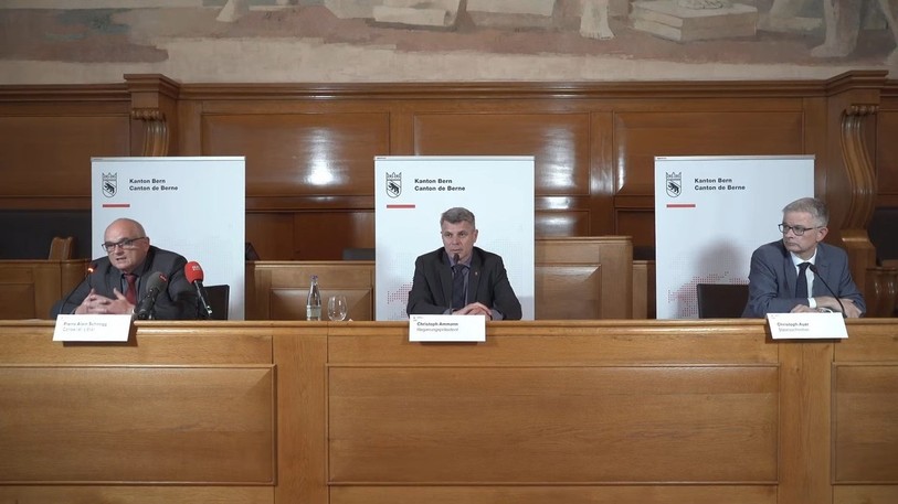 Le gouvernement bernois a adopté l'ordonnace de nécessité. (Photo: Youtube canton de Berne)