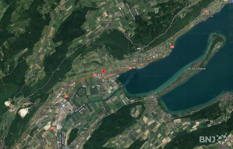 L'animal n'a pas survécu. (Photo: Google Maps). 