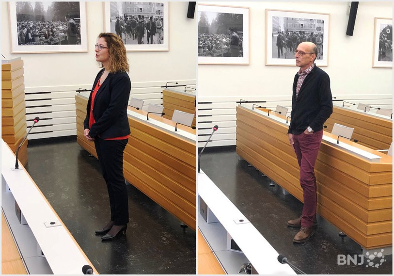 Aline Nicoulin (PLR) et François-Xavier Migy (PS) sont deux nouveaux députés-suppléants au Parlement jurassien.