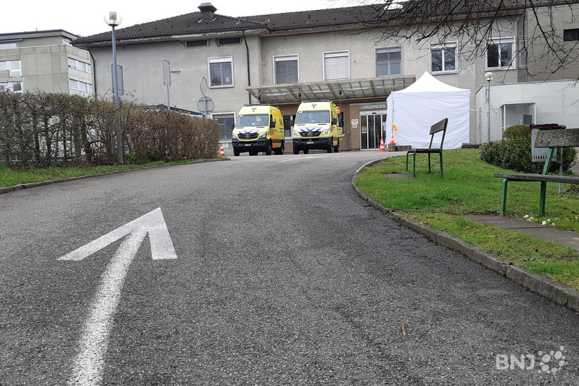 Les urgences du site de Delémont de l'Hôpital du Jura.