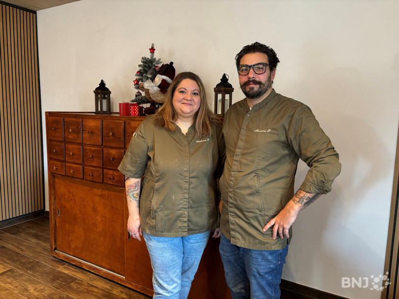 Stéphanie et Massimo Pellegrini, tenanciers de La Cuisine de l'apothicaire.
