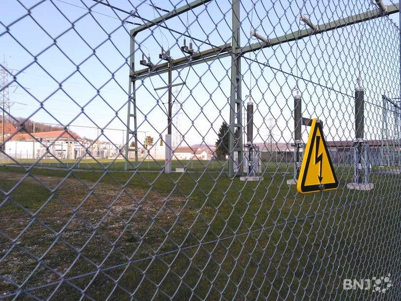 La ligne Bassecourt-Mühleberg a été construite entre 1976 et 1977. (Photo : archives).