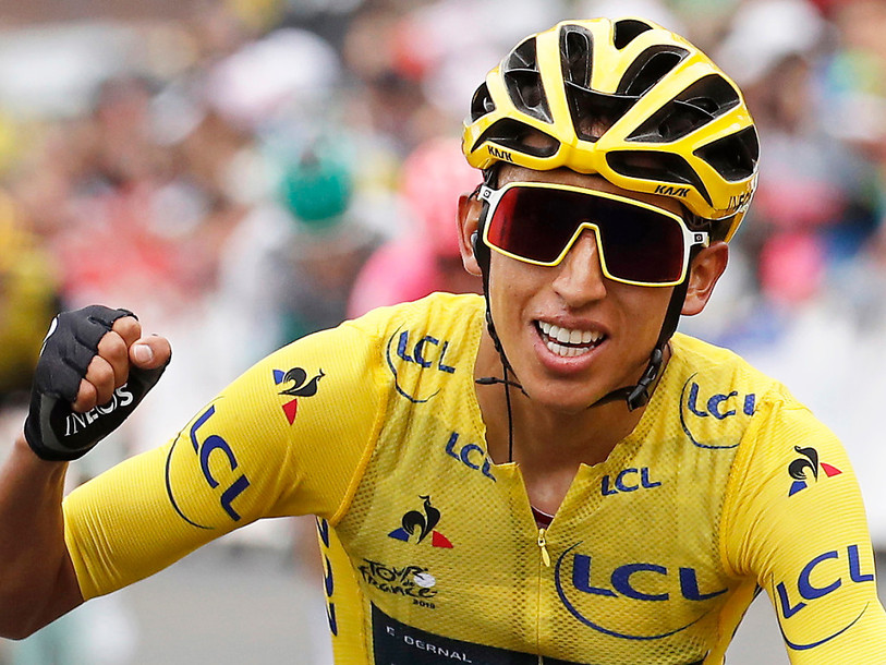 Vainqueur du Tour de France en 2019, Egan Bernal devra patienter jusqu'à la fin d'août pour remettre son titre en jeu. (Photo : Keystone / Epa / Yoan Valat).