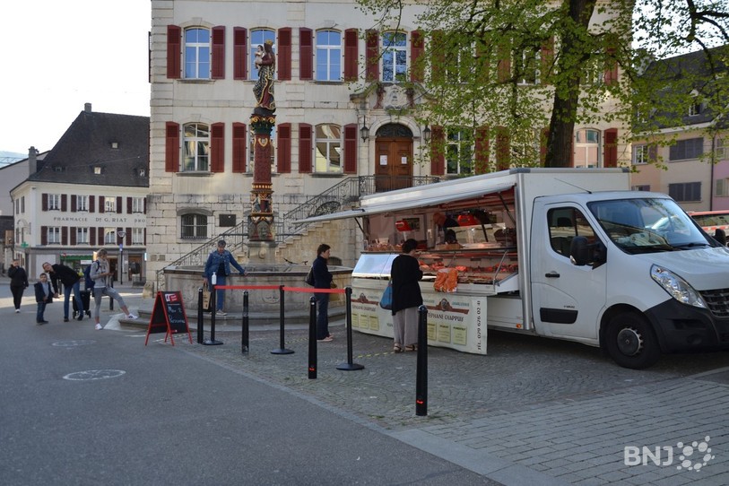 Le marché de Delémont n'aura pas lieu samedi mais vendredi. (Photo : archives).