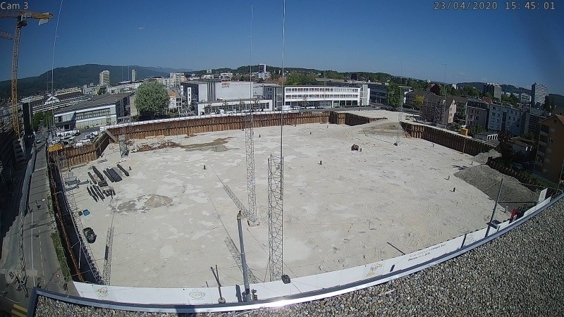 Le chantier du Campus Bienne reste pour le moment gelé pour un autre litige juridique (photo: www.campus-biel-bienne.ch)
